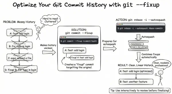 Optimize Your Git Commit History with git --fixup